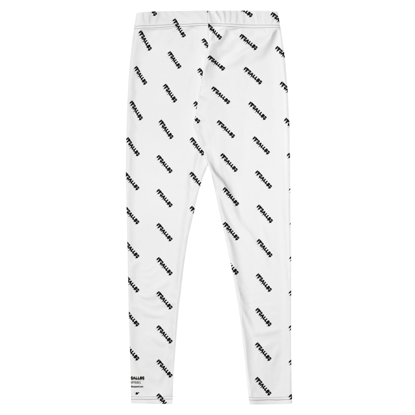 White Logo Leggings