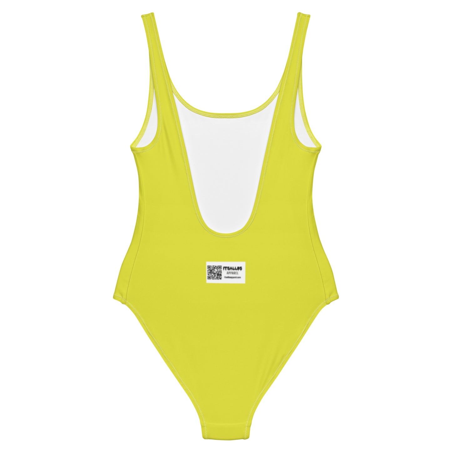 Neon Bamboo One-Piece Swimsuit