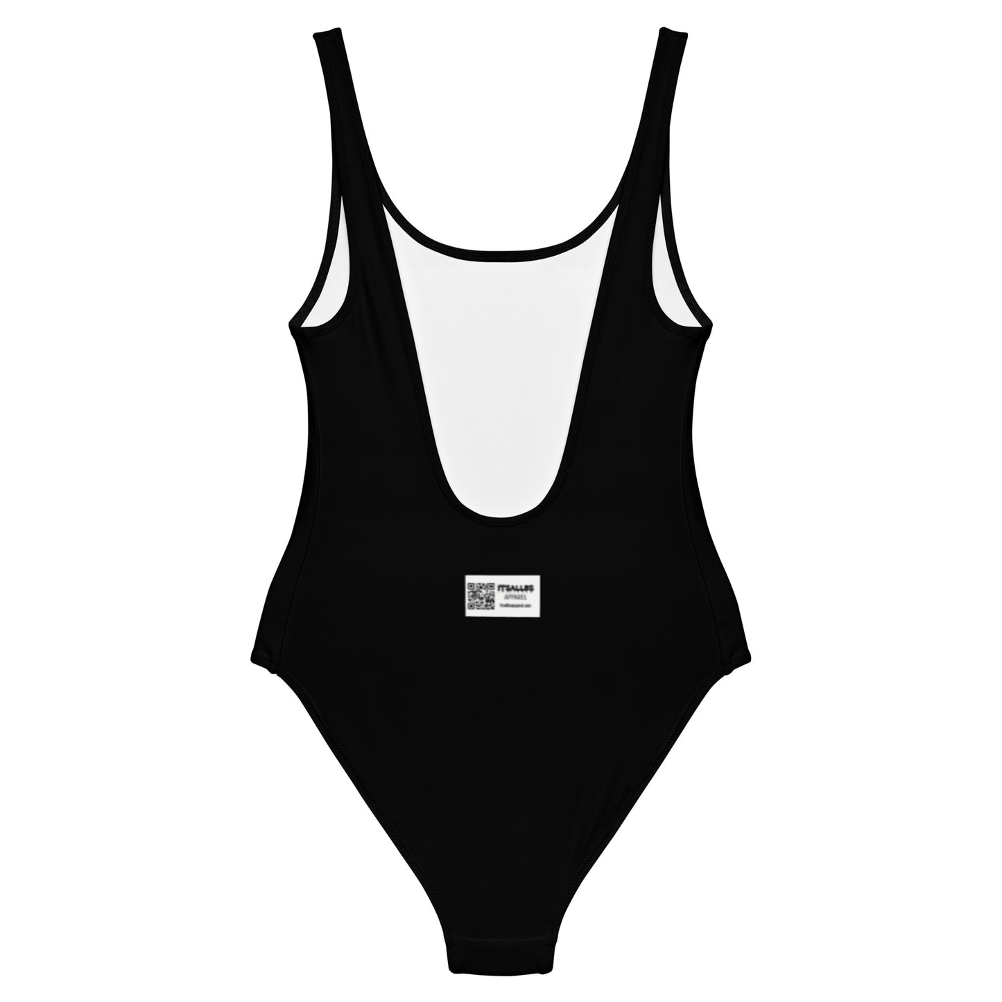 Black Bamboo One-Piece Swimsuit