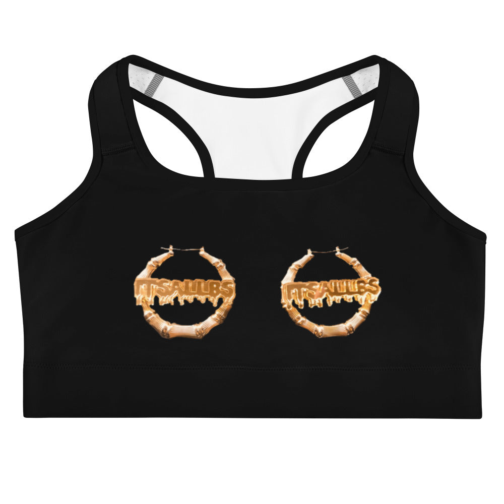 Black Bamboo Sports bra