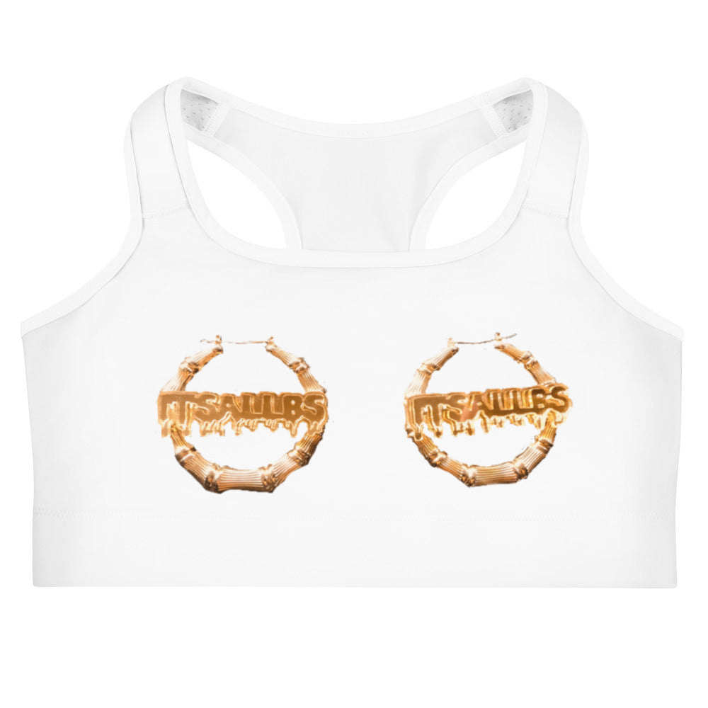 White Bamboo Sports bra