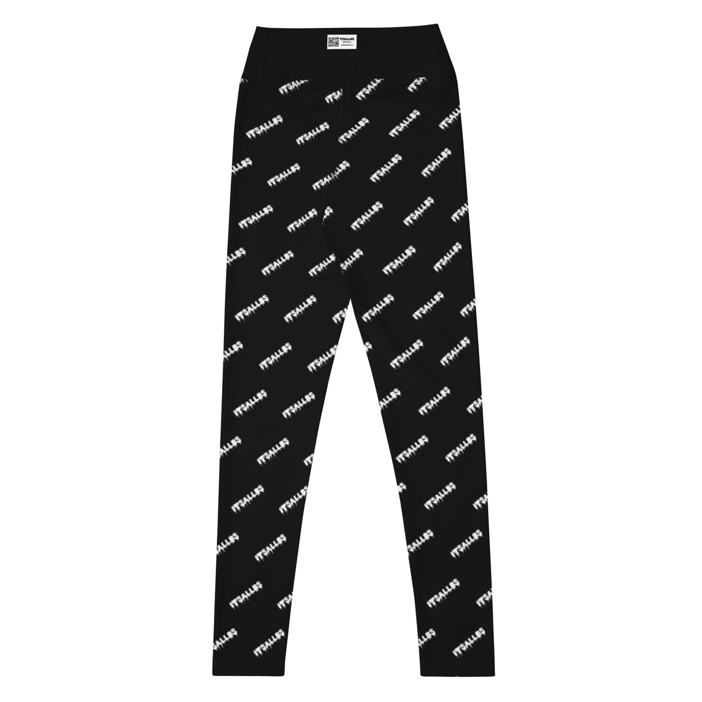 Black Logo Yoga Leggings