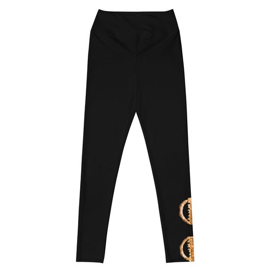 Black Left Bamboo Yoga Leggings