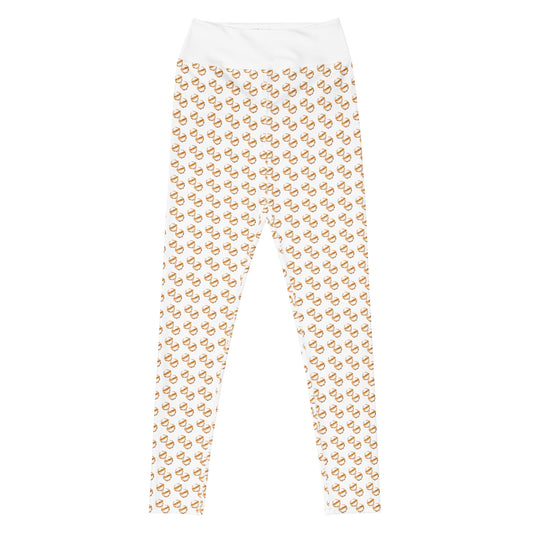 White Bamboo Yoga Leggings