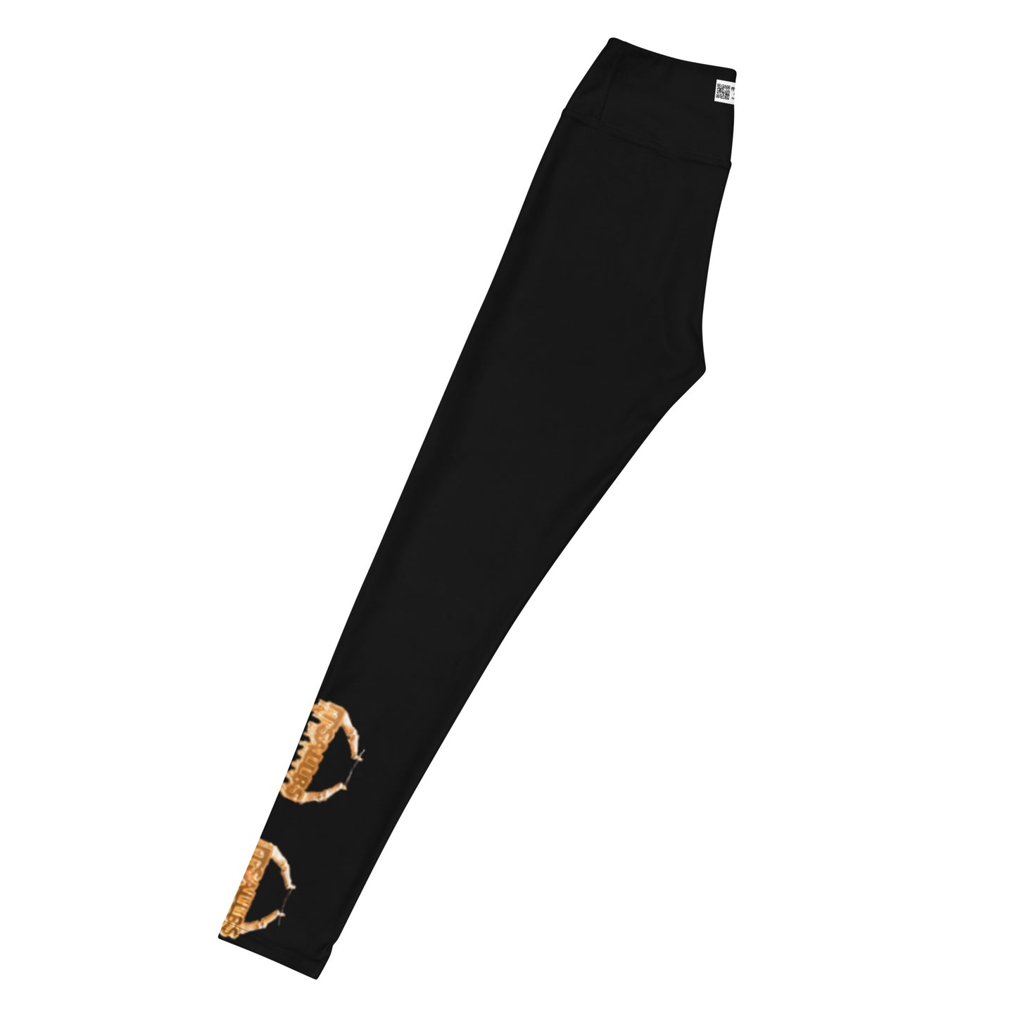 Black Left Bamboo Yoga Leggings