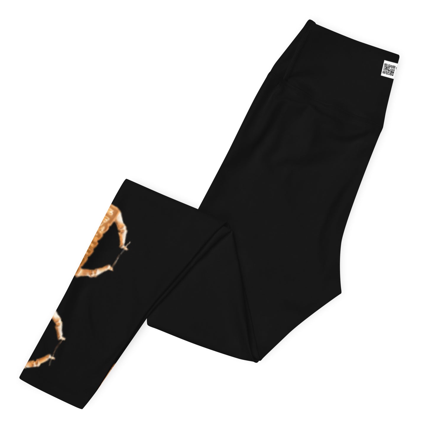 Black Left Bamboo Yoga Leggings