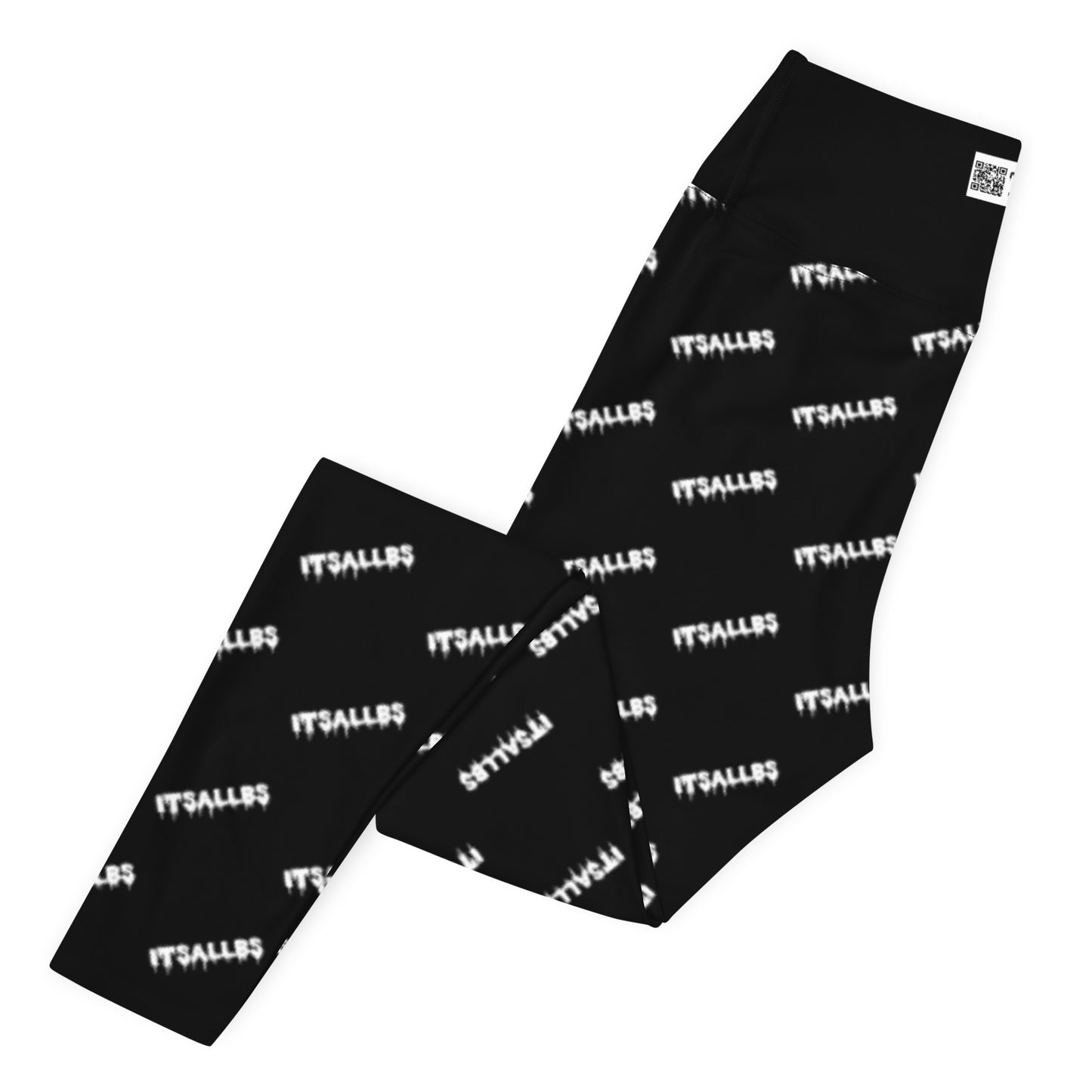 Black Logo Yoga Leggings