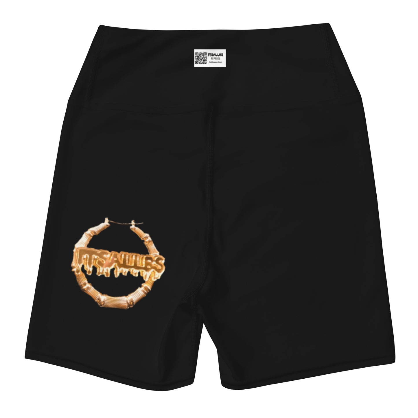 Black Bamboo Yoga Shorts