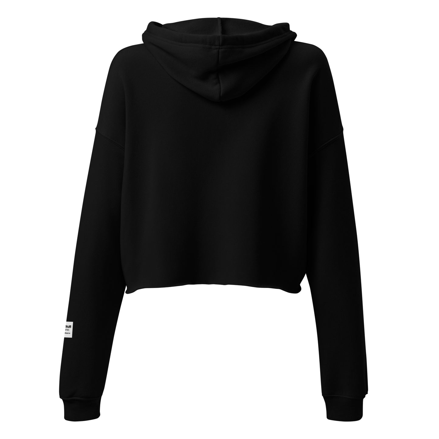 Black Crop Hoodie